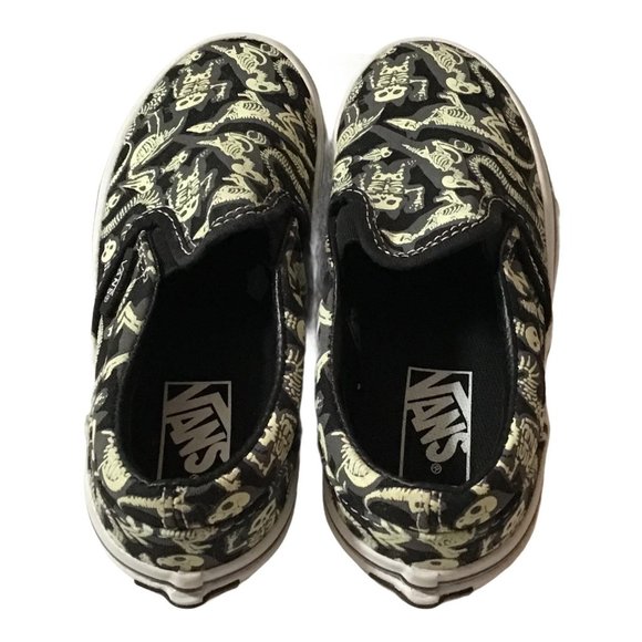 VANS Toddler Sz 10.5 Dinosaur Glow Sneaker - Picture 9 of 11